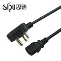 SIPU high speed India standard best electric cable price computer ac cord plug power cable